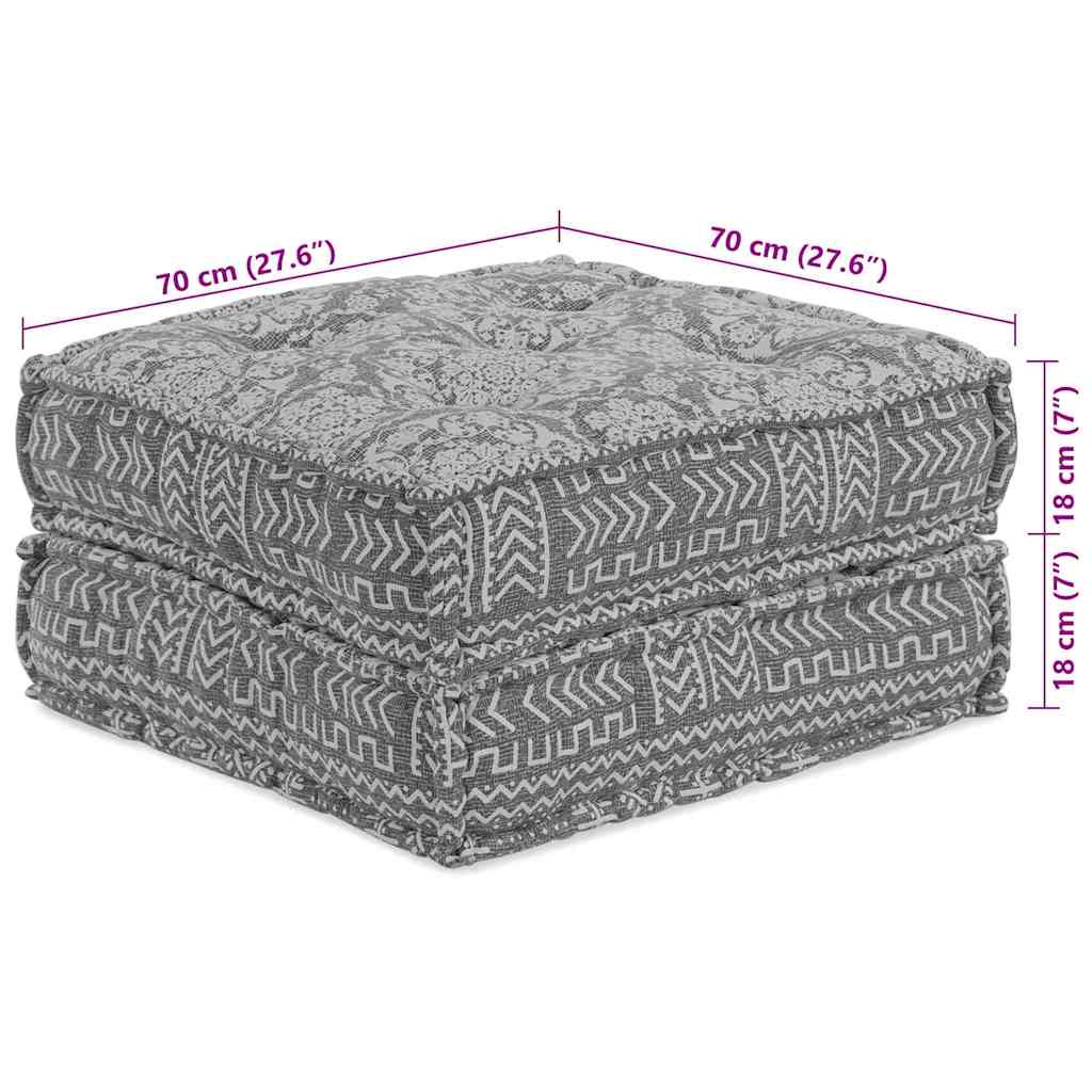 Modulsofa Geometrisk 2 Pcs Lysegrå 70 X 70 X 36 Cm Stof Artisan Eg