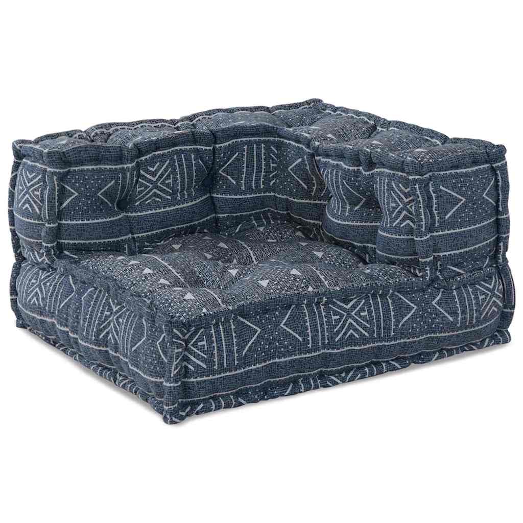 Modulsofa Geometrisk 2 Pcs Indigo 70 X 70 X 56 Cm Stof Artisan Eg