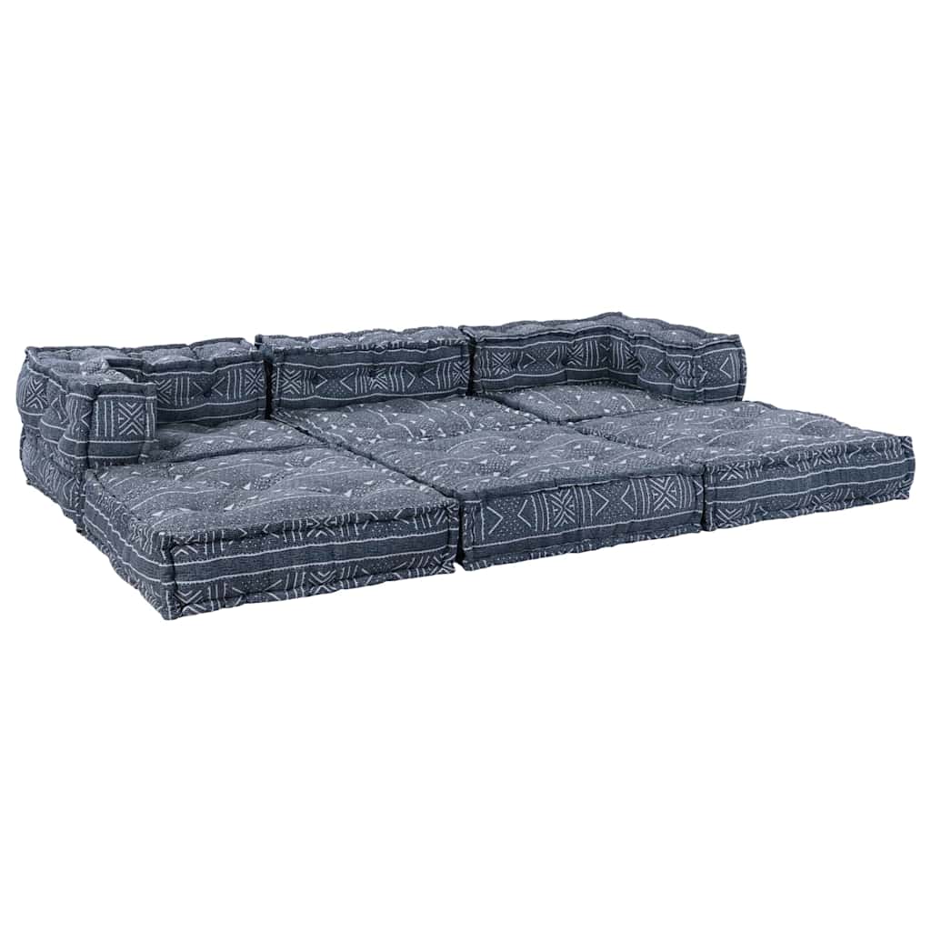 Modulsofa Geometrisk 3 Pcs Indigo 70 X 70 X 56 Cm Stof Artisan Eg