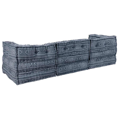 Modulsofa Geometrisk 3 Pcs Indigo 70 X 70 X 56 Cm Stof Artisan Eg
