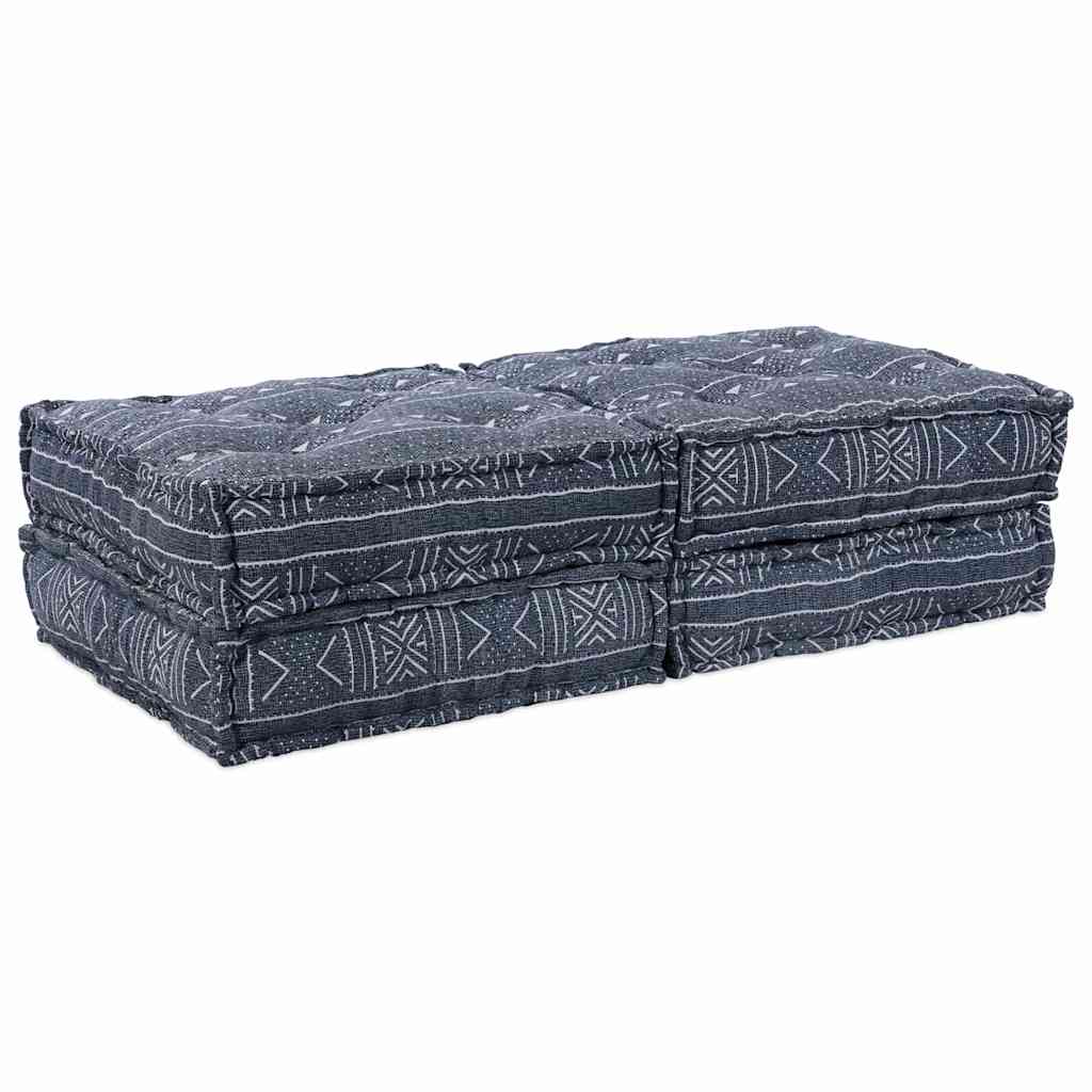 Modulsofa Geometrisk 2 Pcs Indigo 70 X 70 X 36 Cm Stof Artisan Eg