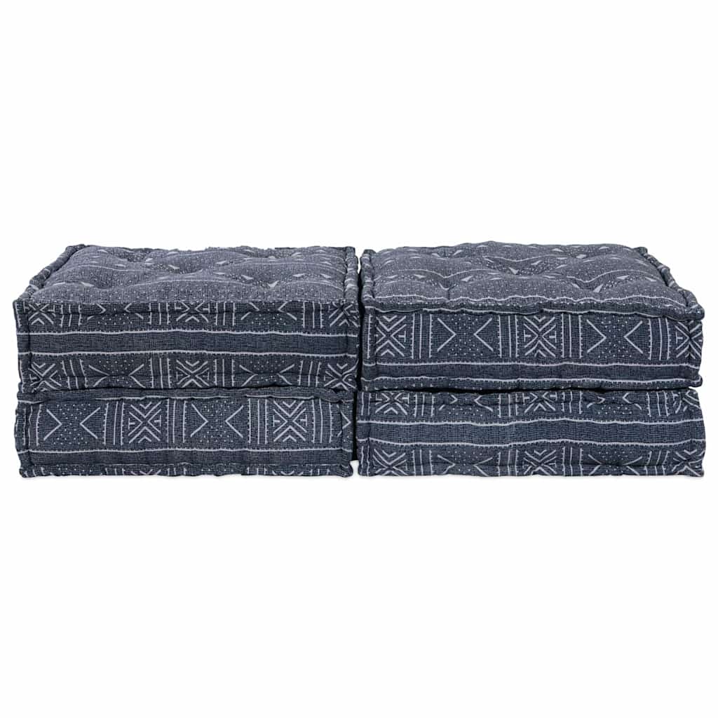 Modulsofa Geometrisk 2 Pcs Indigo 70 X 70 X 36 Cm Stof Artisan Eg