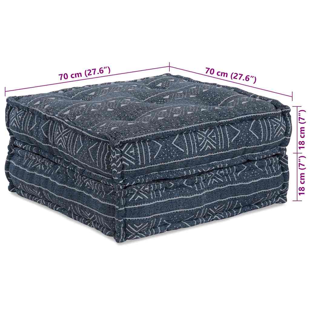 Modulsofa Geometrisk 2 Pcs Indigo 70 X 70 X 36 Cm Stof Artisan Eg