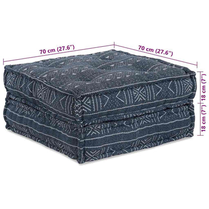 Modulsofa Geometrisk 2 Pcs Indigo 70 X 70 X 36 Cm Stof Artisan Eg