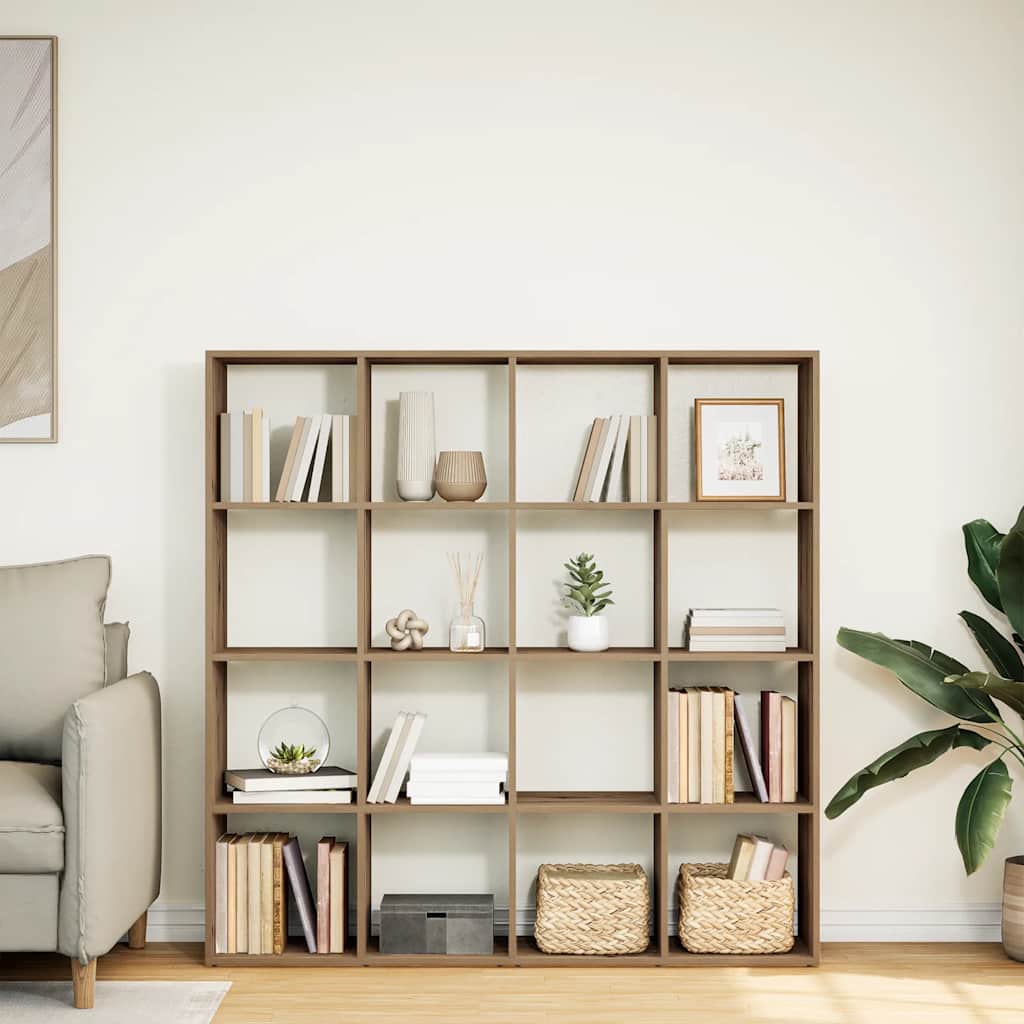 Bogskab 102X29X143 Cm Konstrueret Træ Egetræslook Artisian Oak