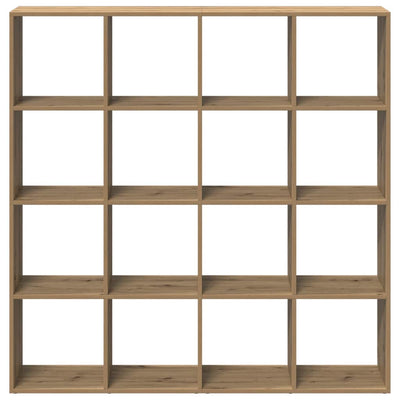Bogskab 102X29X143 Cm Konstrueret Træ Egetræslook Artisian Oak