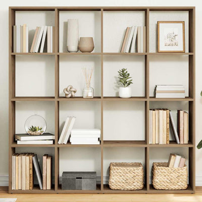 Bogskab 102X29X143 Cm Konstrueret Træ Egetræslook Artisian Oak