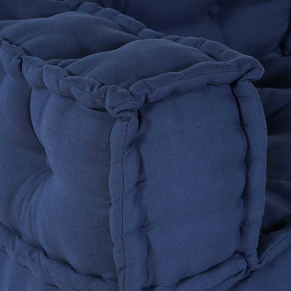 Modulsofa 2 Pcs Indigo 140 X 70 X 36 Cm Stof