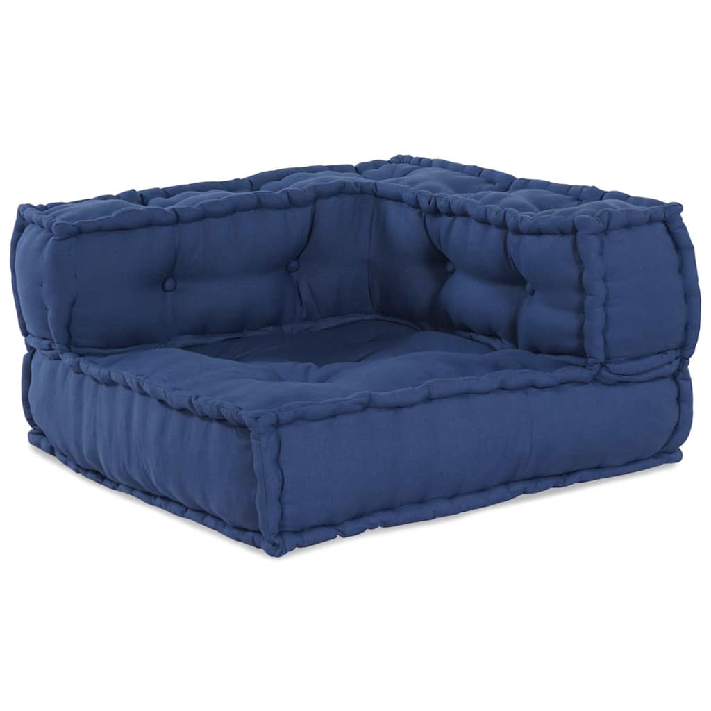 Modulsofa 2 Pcs Indigo 140 X 70 X 36 Cm Stof