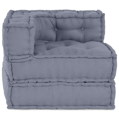 Modulsofa Grå 70 X 70 X 54 Cm Stof