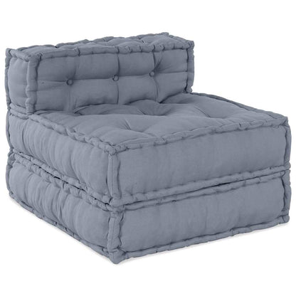 Modulsofa Grå 70 X 70 X 54 Cm Stof