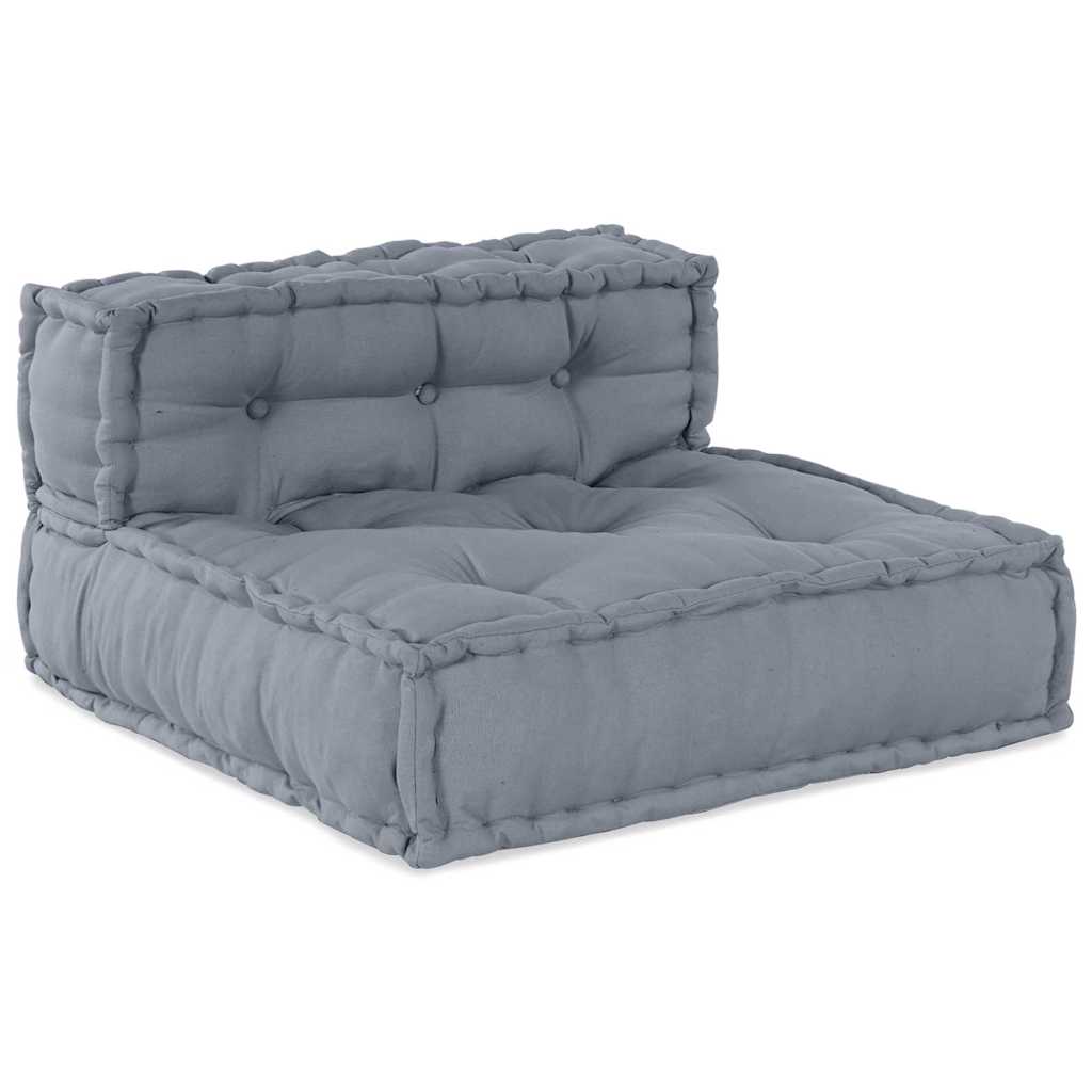 Modulsofa Grå 70 X 70 X 54 Cm Stof