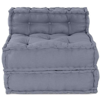 Modulsofa Grå 70 X 70 X 54 Cm Stof