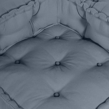 Modulsofa 2 Pcs Grå 140 X 70 X 36 Cm Stof