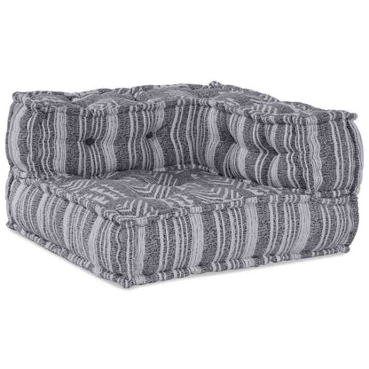 Modulsofa Stribet Grå 70 X 70 X 54 Cm Stof