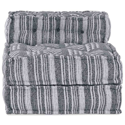 Modulsofa Stribet Grå 70 X 70 X 54 Cm Stof