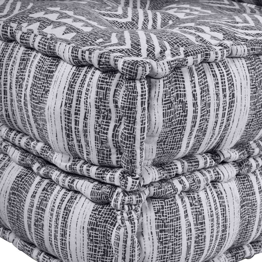 Modulsofa Stribet Grå 70 X 70 X 36 Cm Stof