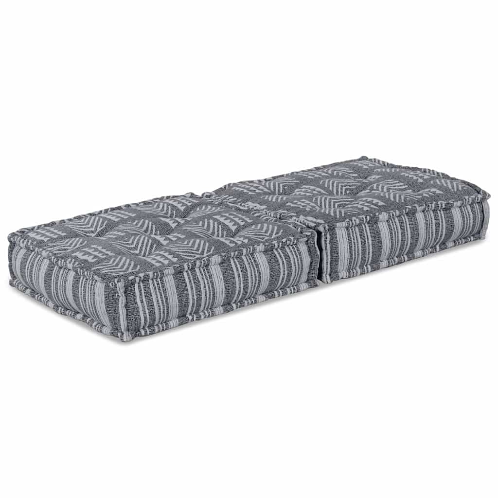 Modulsofa Stribet Grå 70 X 70 X 36 Cm Stof