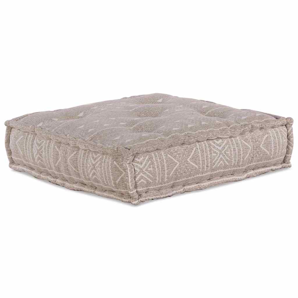 Modulsofa Geometrisk Lysebrun 70 X 70 X 54 Cm Stof