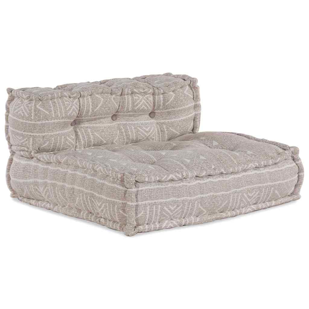 Modulsofa Geometrisk Lysebrun 70 X 70 X 54 Cm Stof