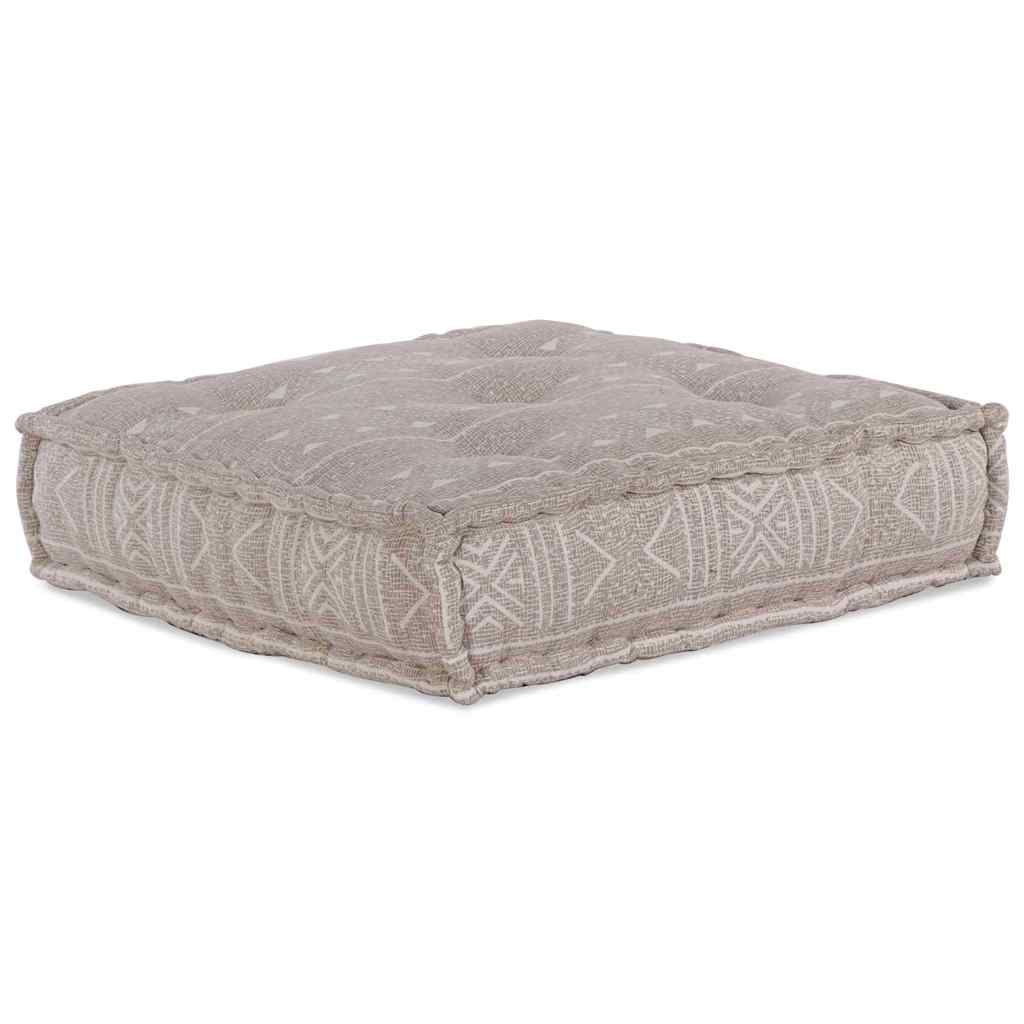 Modulsofa Geometrisk Lysebrun 70 X 70 X 54 Cm Stof