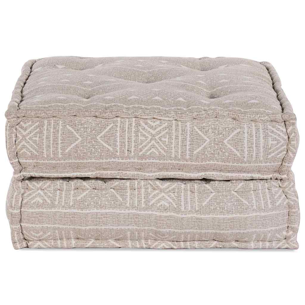 Modulsofa Geometrisk Lysebrun 70 X 70 X 36 Cm Stof