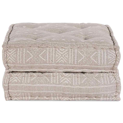 Modulsofa Geometrisk Lysebrun 70 X 70 X 36 Cm Stof