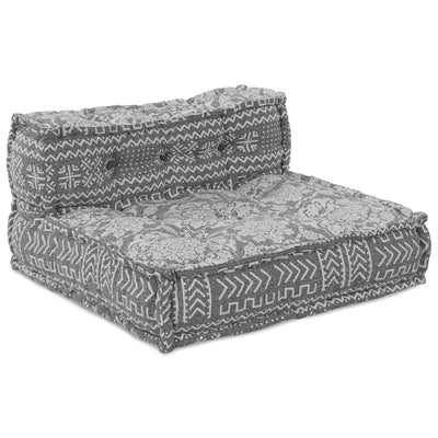 Modulsofa Geometrisk Lysegrå 70 X 70 X 54 Cm Stof