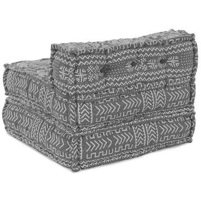 Modulsofa Geometrisk Lysegrå 70 X 70 X 54 Cm Stof