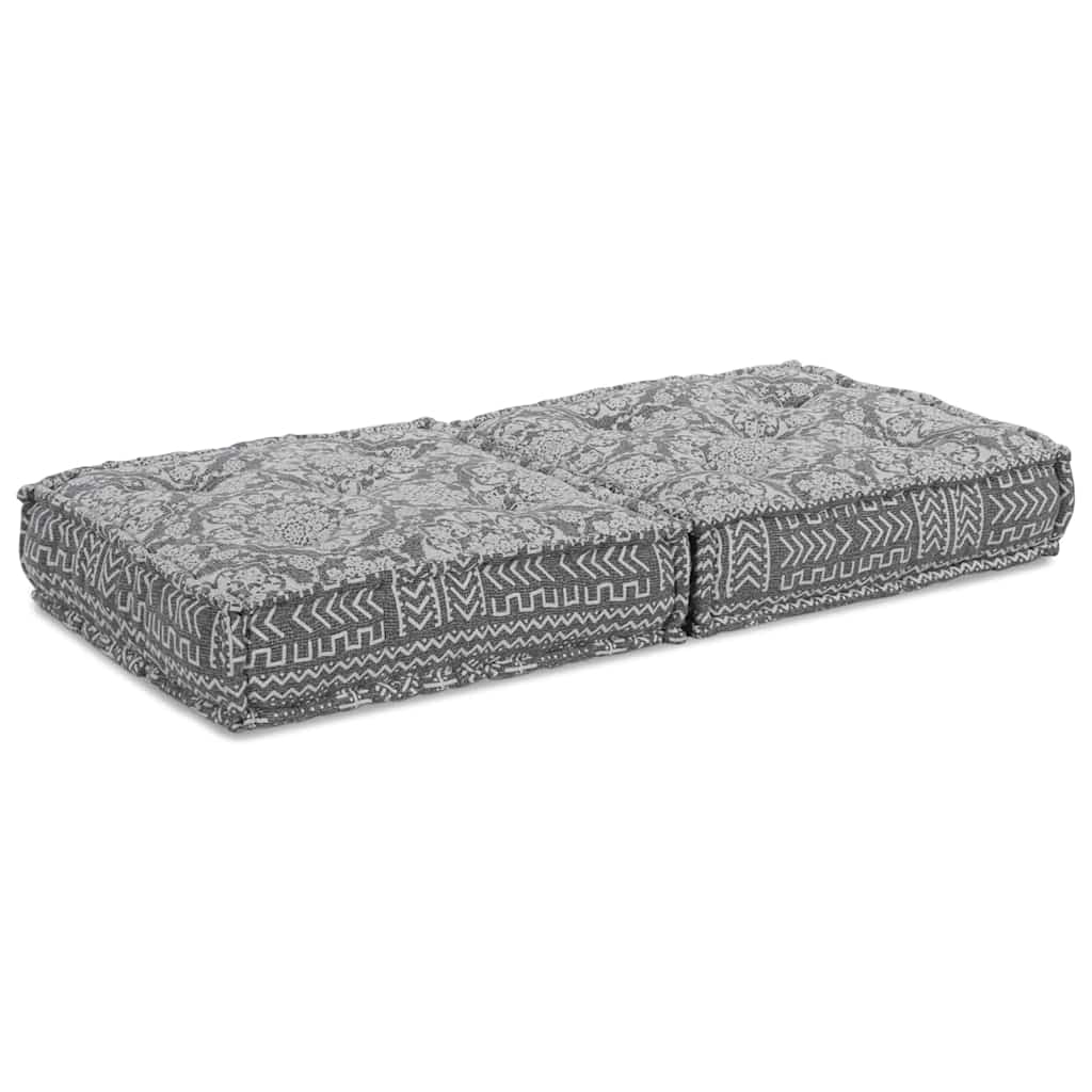 Modulsofa Geometrisk Lysegrå 70 X 70 X 36 Cm Stof