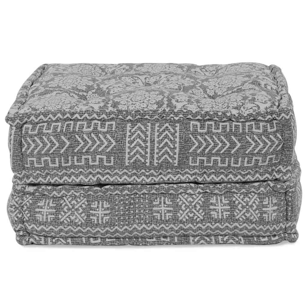 Modulsofa Geometrisk Lysegrå 70 X 70 X 36 Cm Stof