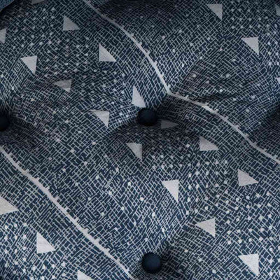 Modulsofa Geometrisk Indigo 70 X 70 X 54 Cm Stof