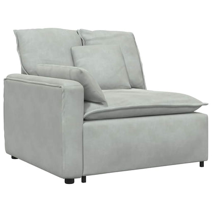 Modulsofa Med Fodskammel Og Hynder