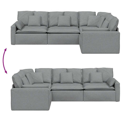Modulsofa Med Hynder Stof