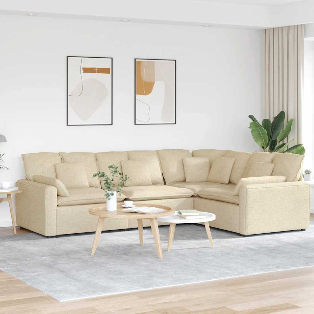 Modulsofa Med Hynder Stof