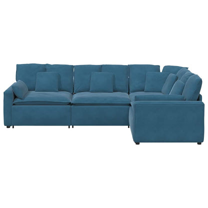 Modulsofa Med Hynder Fløjl