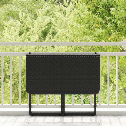 Foldbart Havebord 90X51X75 Cm Polyrattan