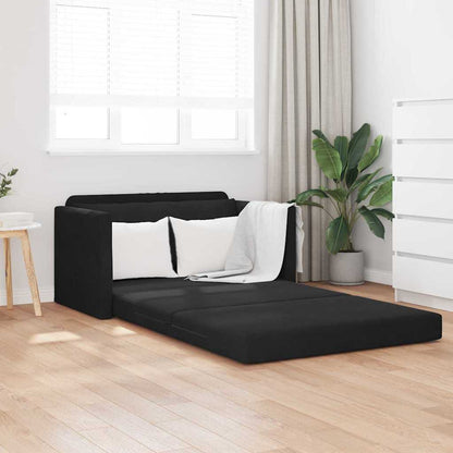 Sovesofa Sort 124 X 204 X 61 Cm Fløjl