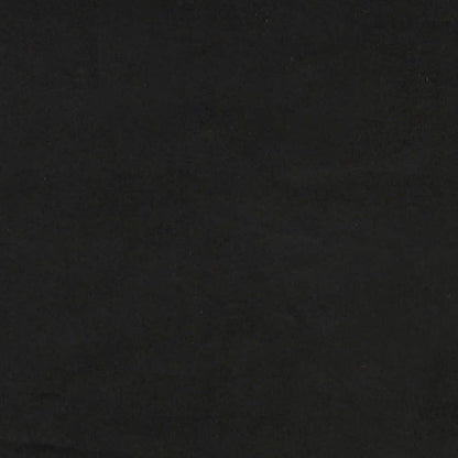 Sovesofa Sort 124 X 204 X 61 Cm Fløjl