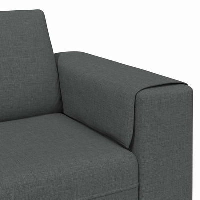 Sofa Sæt Mørkegrå Stof