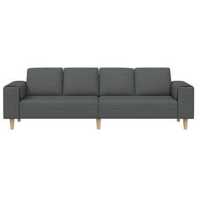 Sofa Sæt Mørkegrå Stof