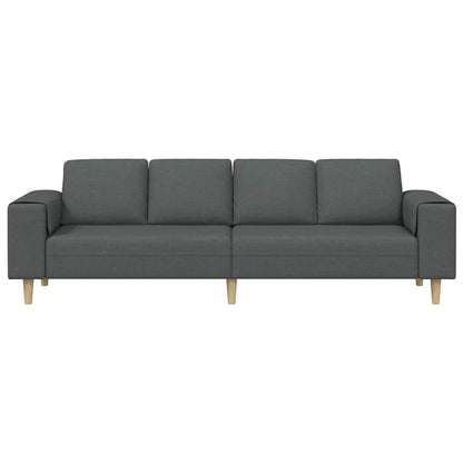 Sofa Sæt Mørkegrå Stof