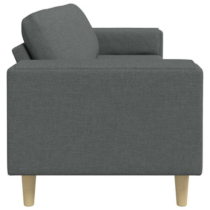 Sofa Sæt Mørkegrå Stof