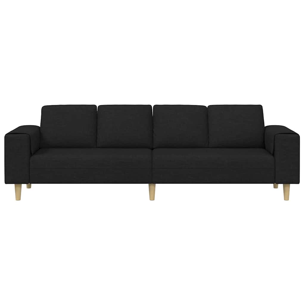 Sofa Sæt Sort Stof