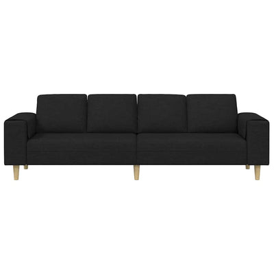 Sofa Sæt Sort Stof