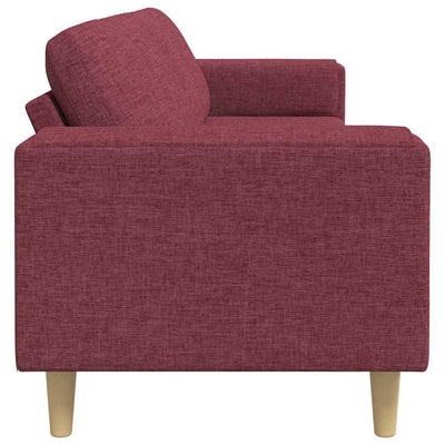 Sofa Sæt Vinrød Stof