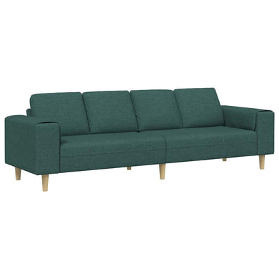 Sofa Sæt Mørkegrøn Stof