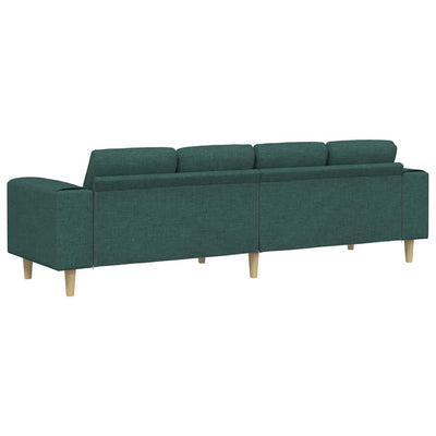 Sofa Sæt Mørkegrøn Stof