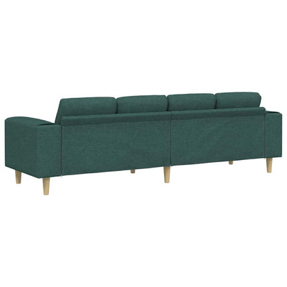Sofa Sæt Mørkegrøn Stof