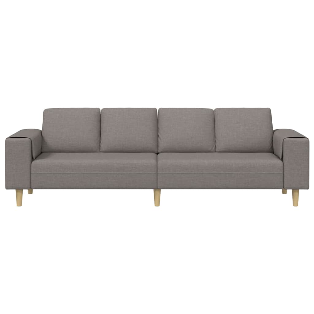 Sofa Sæt Gråbrun Stof